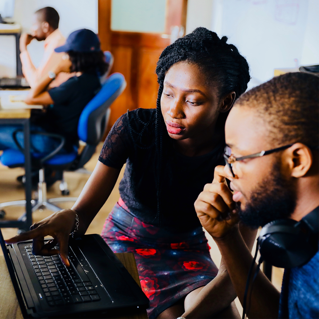 Student getting mentorship